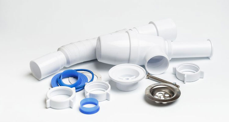 Packaging of siphons and drains